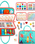 Portable felt busy board for toddlers