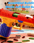 DIY building block toy blaster with foam darts – view 7