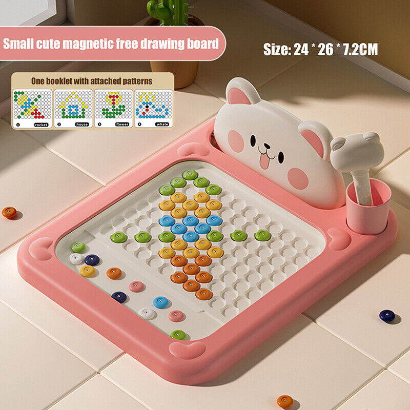 Magnetic bead drawing board with pen – view 7