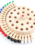 Wooden memory chess color matching game – view 9