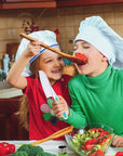 Kids cooking set with kid-safe knives and cutting board – view 3
