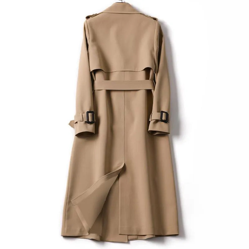 Longline Trench Coat for Women