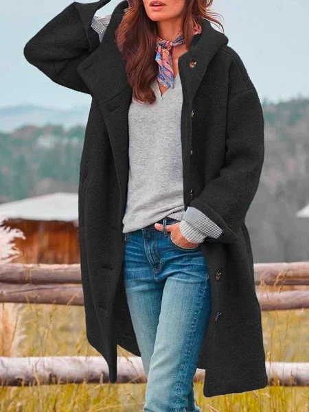 Elegant WoolKnit Jacket for Women