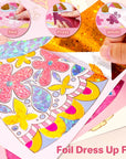 Princess sticker book with paper makeup and gems – view 5