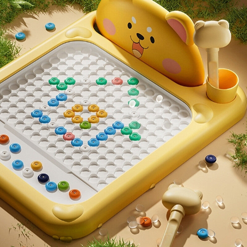 Magnetic bead drawing board with pen – view 3
