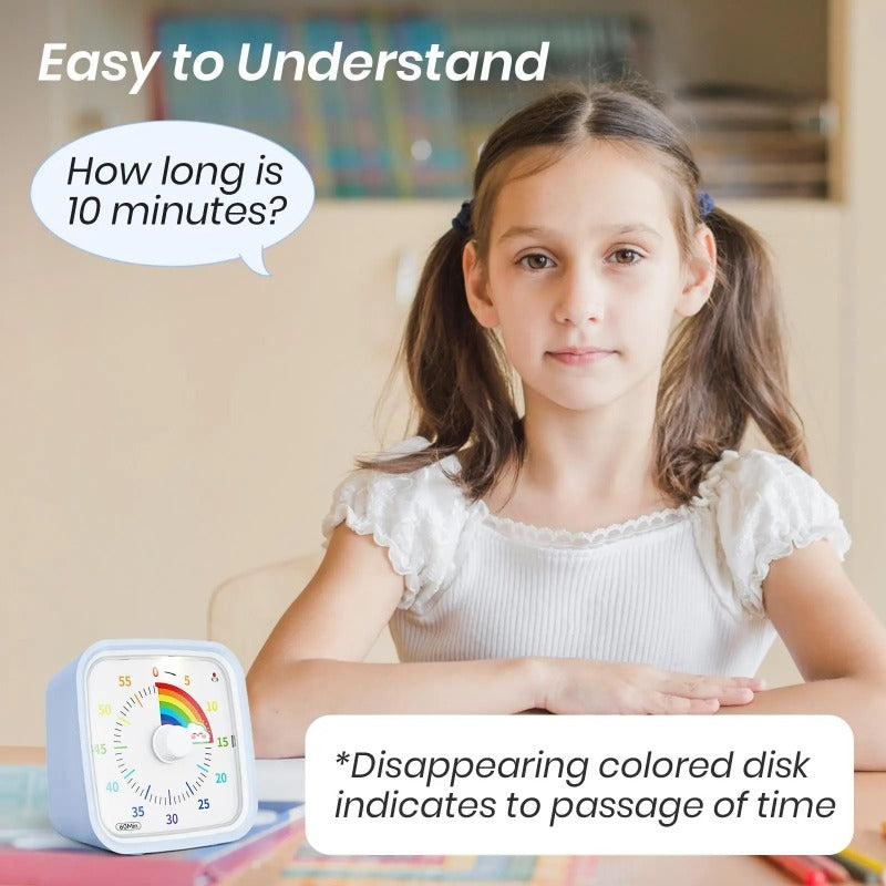 Rainbow visual countdown timer for kids – view 2