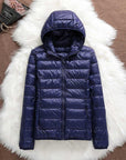 Puffer jacket with hood