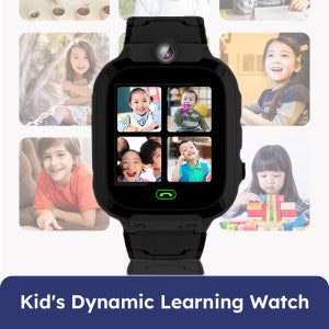 Kids smart watch with colorful silicone strap – view 5