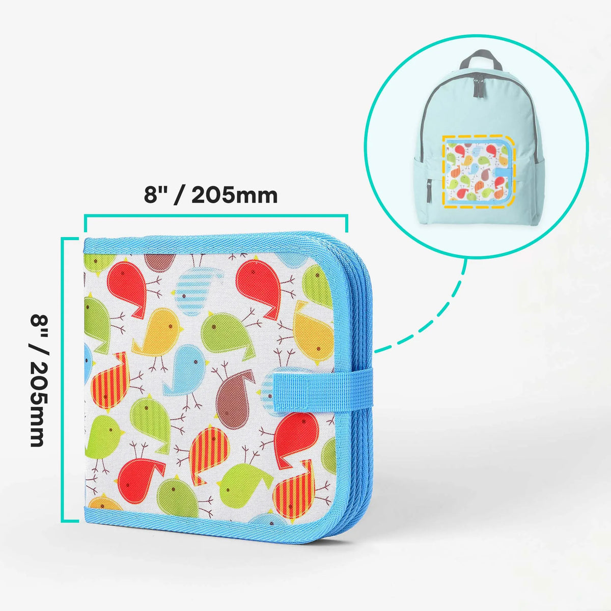 Reusable kids scribble book with markers – view 9