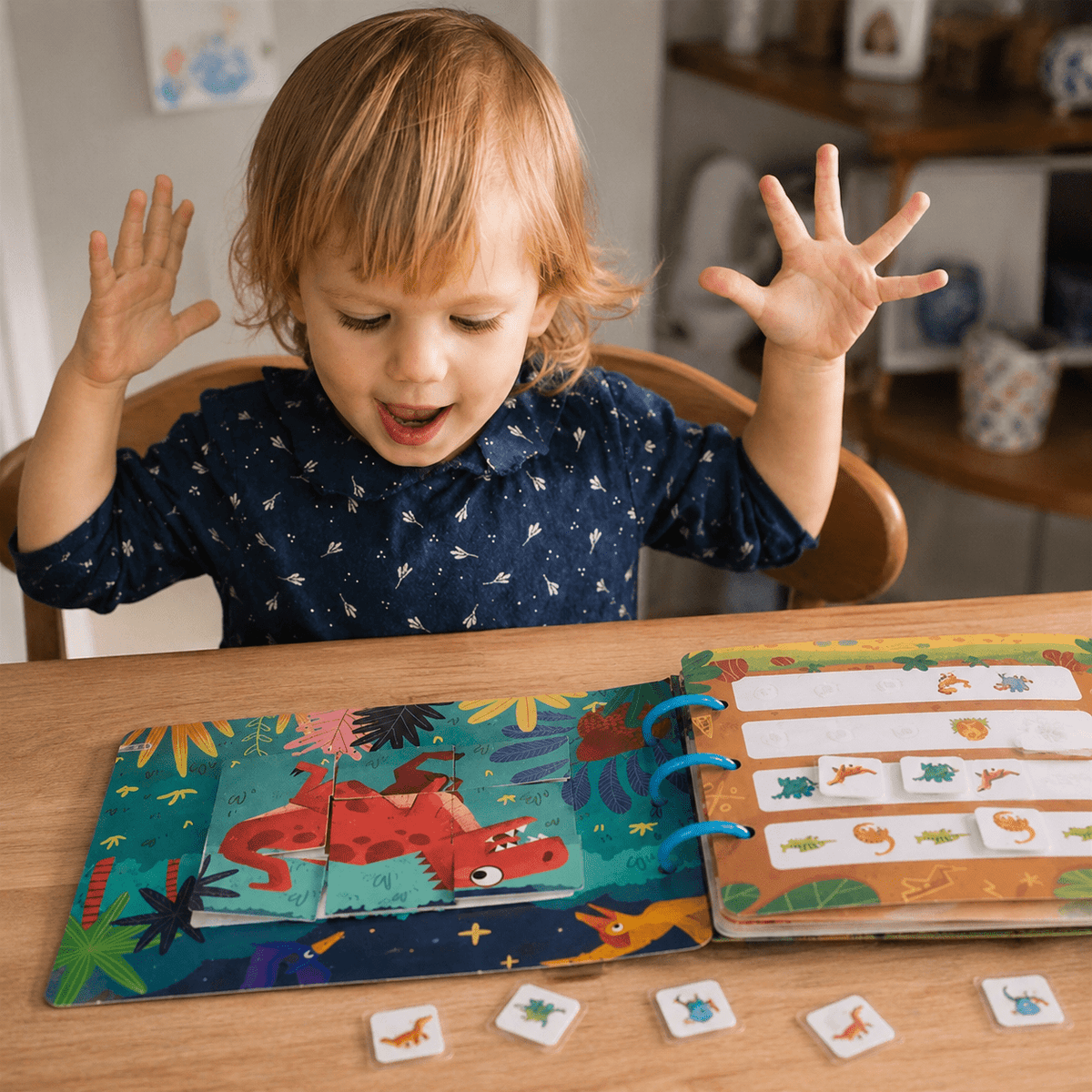 Montessori sensory quiet book with activities – view 2