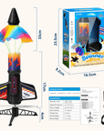 Foam rocket launcher toy launching outdoors – view 5